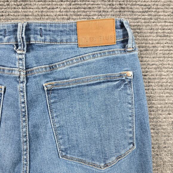 Judy Blue Jeans Women's 11/30 Blue Straight Fit Stretch - Picture 6 of 7